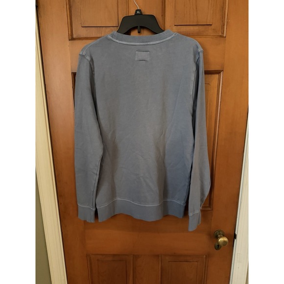 Goodfellow & Co Long Sleeve Blue Pullover Shirt-Waves-Size Small NWT - Picture 5 of 5